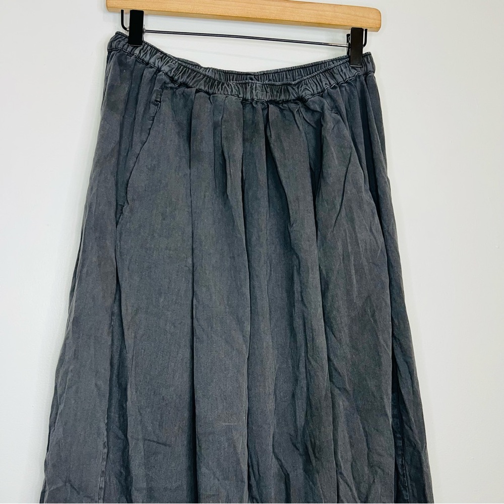 Free People To The Sky Parachute Pants in Grey Dried Basil small - Picture 4 of 9